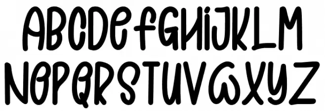 OCTOPUS TAKOYAKI Schriftart Groß