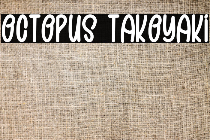 OCTOPUS TAKOYAKI Example 1