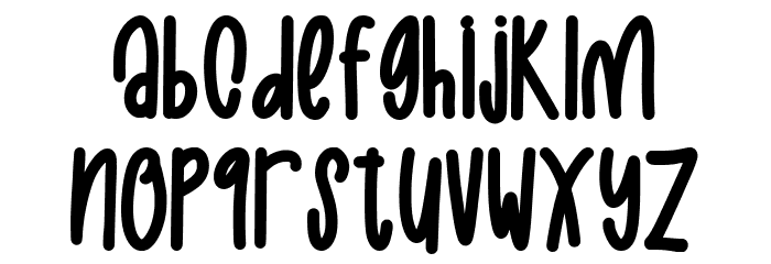 OCTOPUS TAKOYAKI Font LOWERCASE