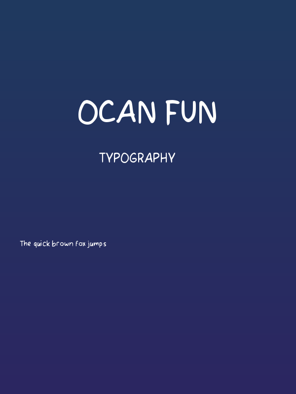 Ocan Fun Poster