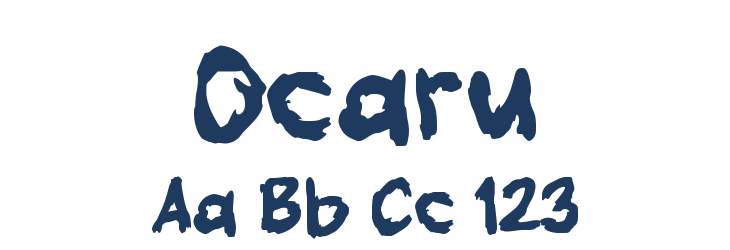 Ocaru Font Preview