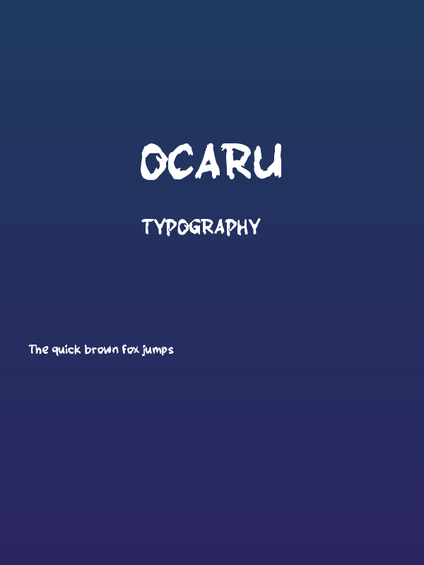 Ocaru Poster