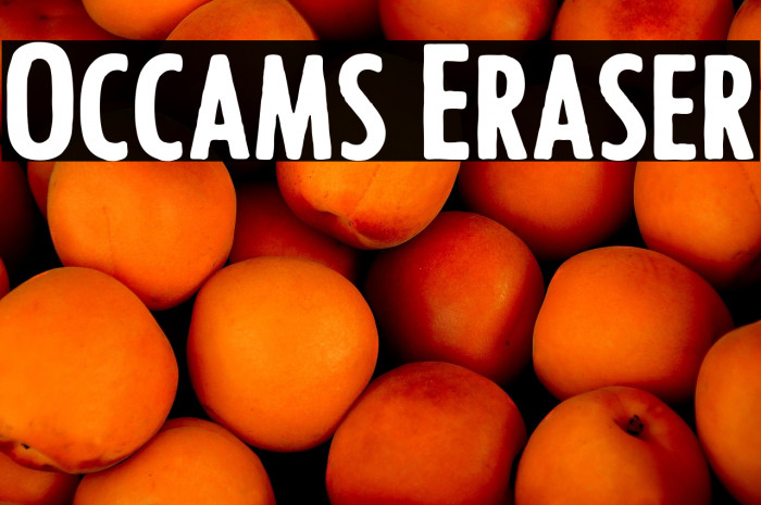 Occams Eraser Example 3