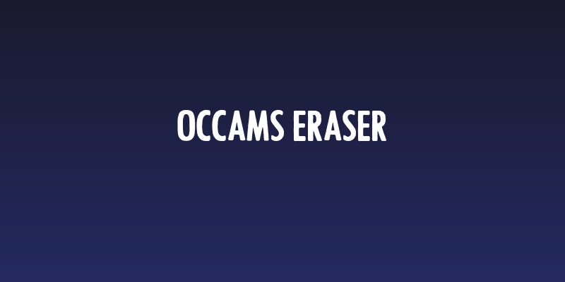 Occams Eraser Social Header