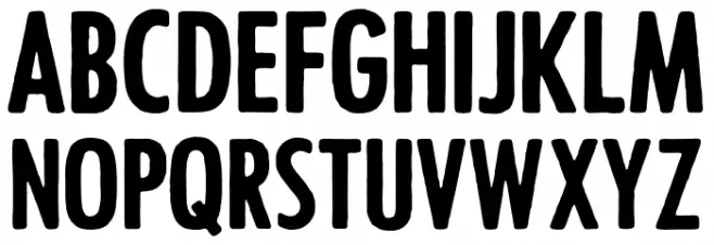 OccamsEraser Font Litere mari