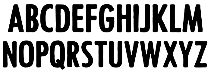 OccamsEraser Font LOWERCASE