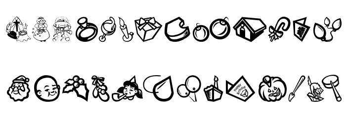 Occasiones Font LOWERCASE