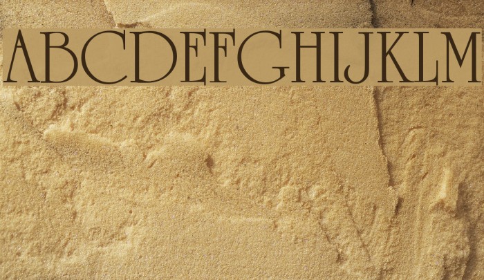 Occidental Font examples