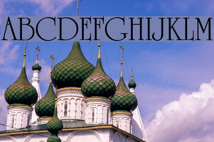Occidental Font examples
