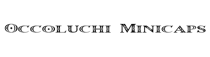Occoluchi Minicaps Font