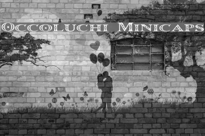 Occoluchi Minicaps Font examples
