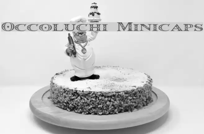 Occoluchi Minicaps Font examples