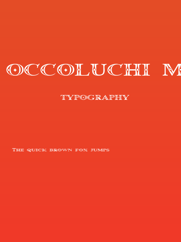 Occoluchi Minicaps Poster
