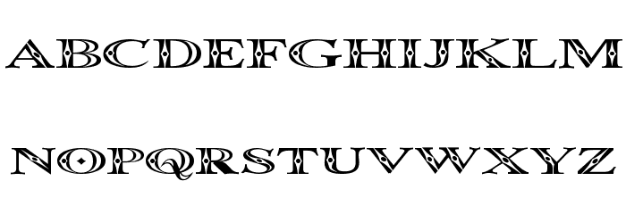 Occoluchi Minicaps Font LOWERCASE
