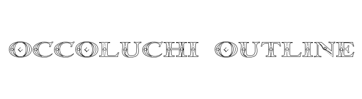 Occoluchi Outline Font