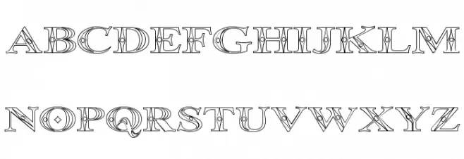 Occoluchi Outline Schriftart Groß