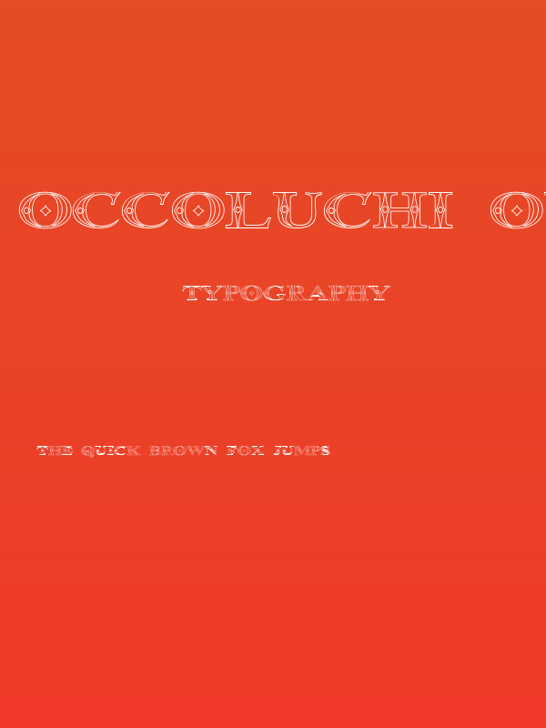 Occoluchi Outline Poster