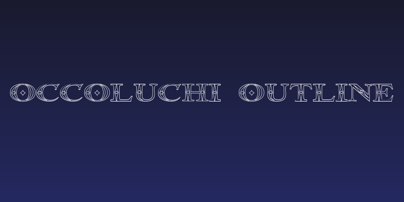 Occoluchi Outline Social Header