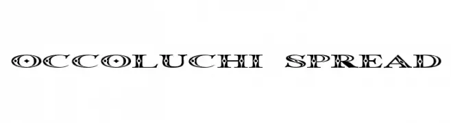Occoluchi Spread  les polices de caractères gratuit tlcharger