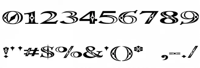 Occoluchi Spread Font OTHER CHARS