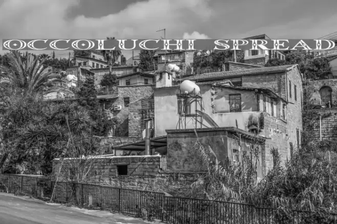 Occoluchi Spread Font examples