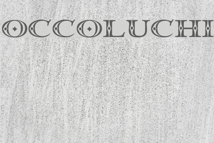 Occoluchi Font examples