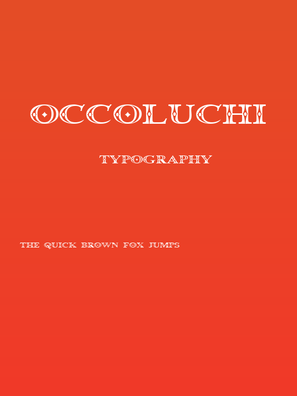 Occoluchi Poster