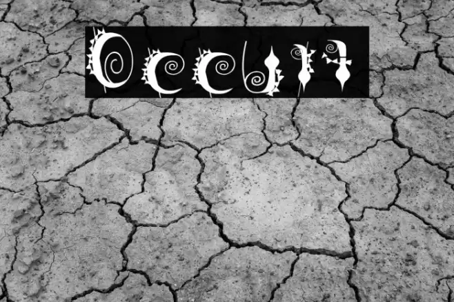 Occult Caratteri examples