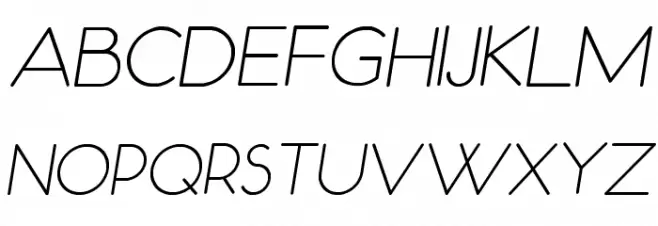 Occupied Italic Fuentes MAYÚSCULAS