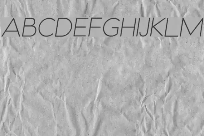 Occupied Italic Font examples