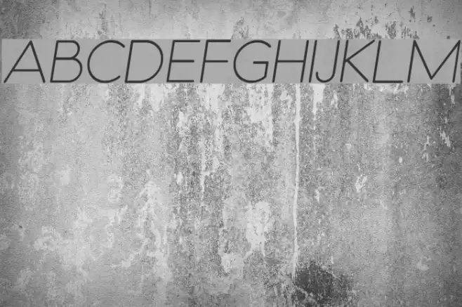 Occupied Italic Font examples