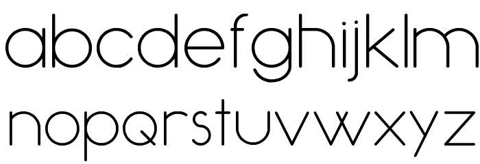 Occupied Font LOWERCASE