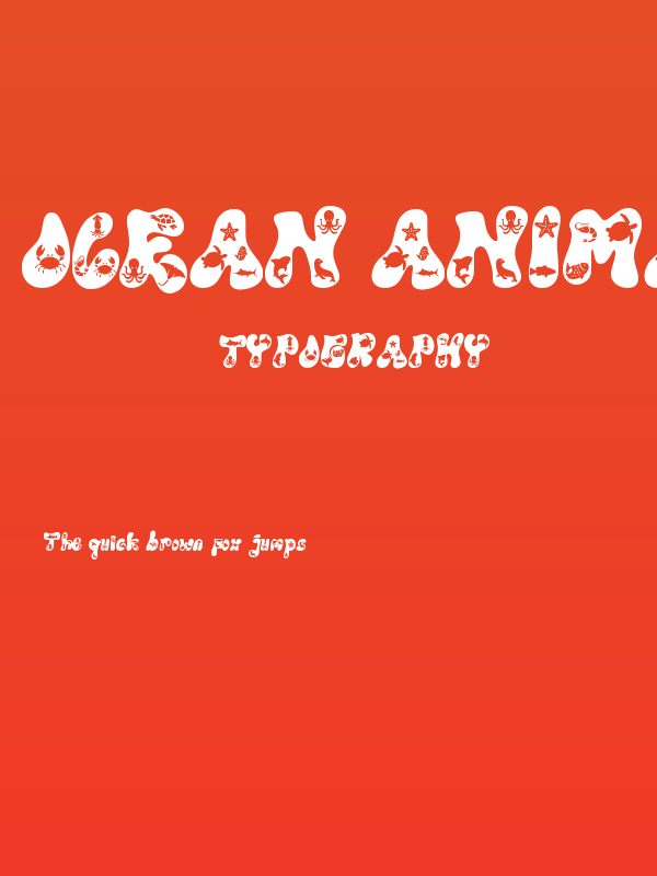 Ocean Animal Poster