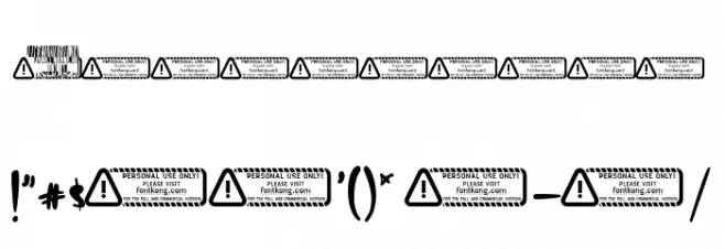 Ocean Castle Font OTHER CHARS