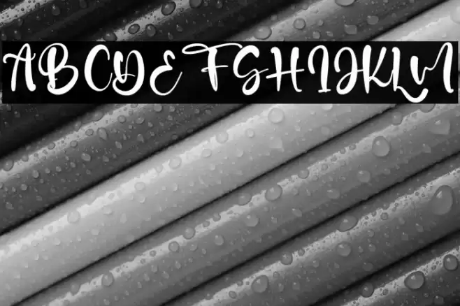 Ocean Castle Font examples