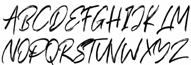 Ocean Dream Alternate Schriftart Groß