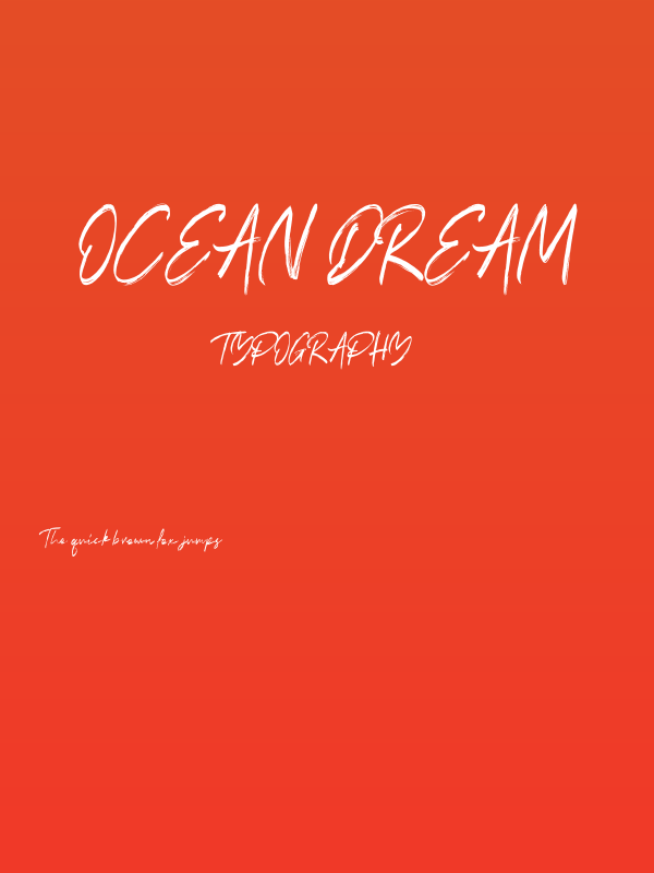 Ocean Dream Poster