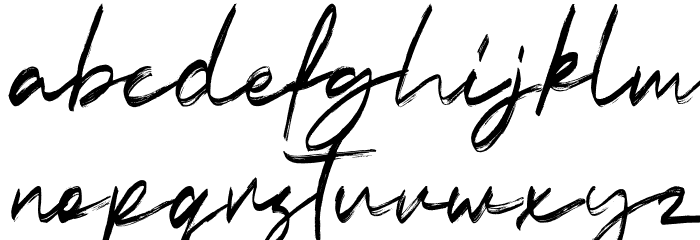 Ocean Dream Font LOWERCASE