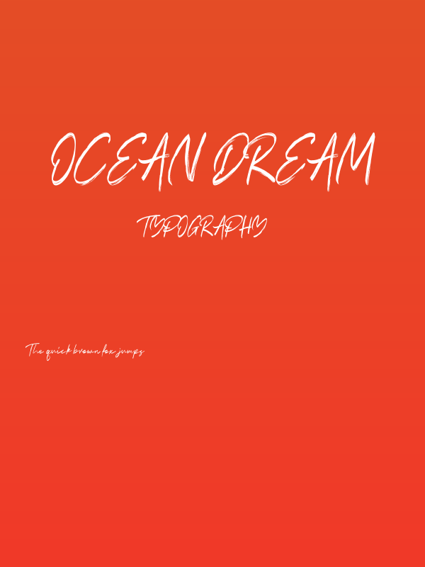 Ocean Dream Poster