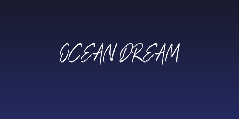 Ocean Dream Social Header