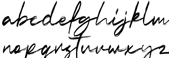 Ocean Dream Font LOWERCASE