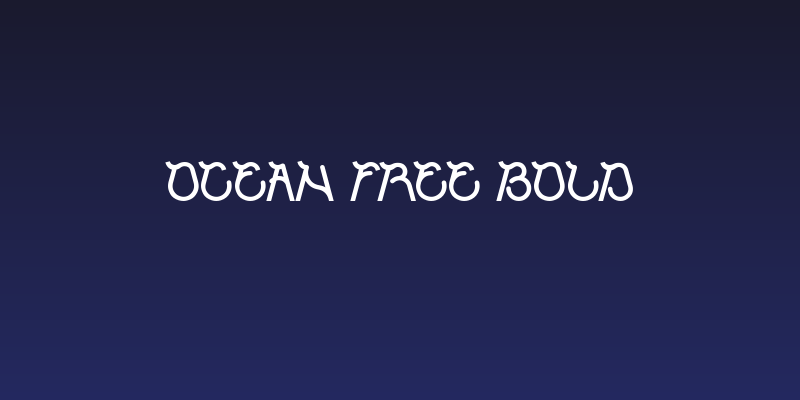Ocean Free Bold Social Header