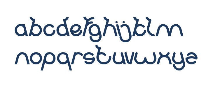 Ocean Free Bold Lowercase