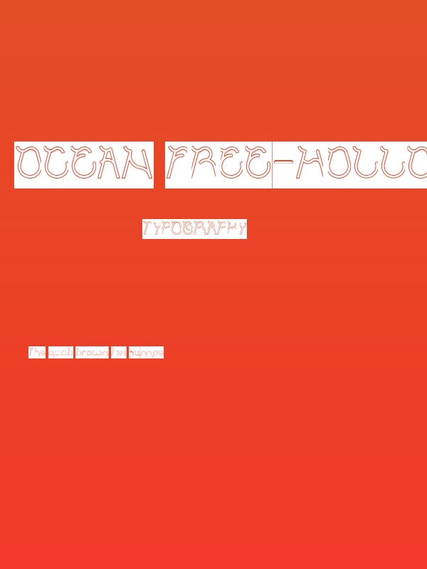 Ocean Free-Hollow-Inverse Poster