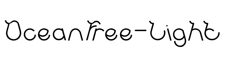 Ocean Free-Light  font caratteri gratis