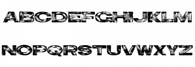 Ocean Grade Schriftart Groß