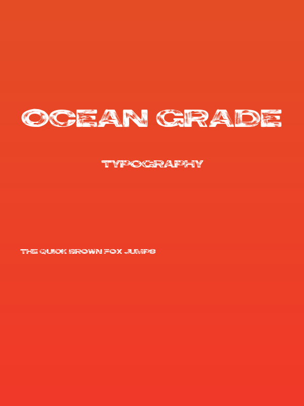 Ocean Grade Poster