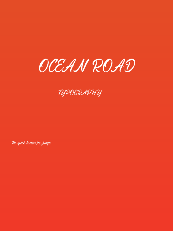 Ocean Road Poster