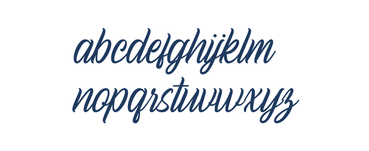 Ocean Road Lowercase