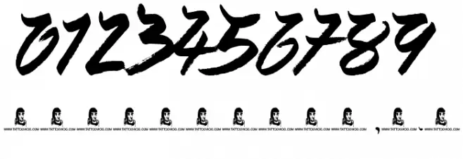 Ocean Rotation Font OTHER CHARS